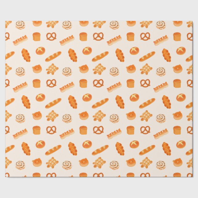 Söt japansk bageribröd Kawaii Söt Presentpapper (Seam)