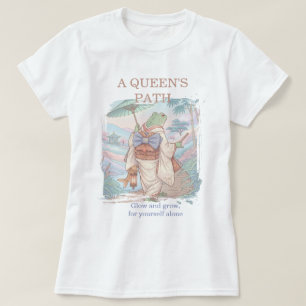 "Söt japansk estetisk groda i kimono - En drottnin T Shirt
