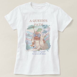 "Söt japansk estetisk groda i kimono - En drottnin T Shirt