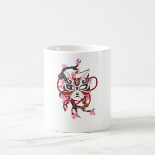 Söt japansk mask kaffemugg