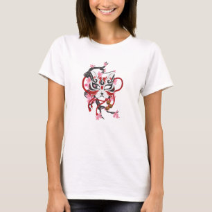Söt japansk mask t shirt