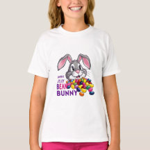 Söt Jelly Bean-kanin! Tjejers T-Shirt