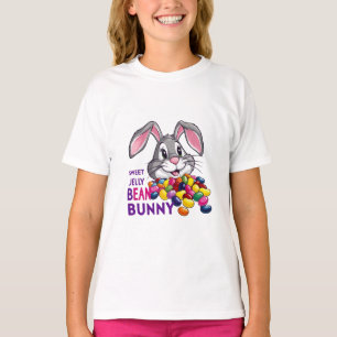 Söt Jelly Bean-kanin! Tjejers T-Shirt