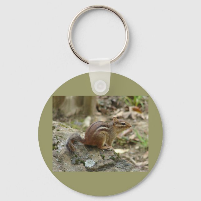 Söt Jordekorre Varmkälla Nationalpark Presentartik Nyckelring (Framsida)