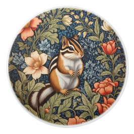 Söt Jordekorre William Morris Inspirerad Blomma Knopp