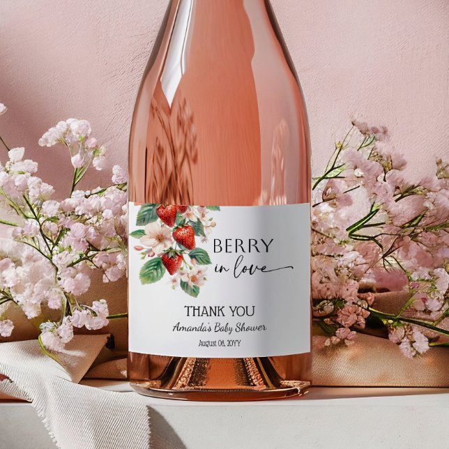 Söt Jordgubbe i kärlek Jordgubbskalas för bruden (Skapare uppladdad)