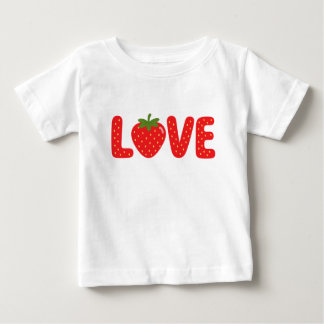 Söt Jordgubbs-LOVE Barn T-Shirt