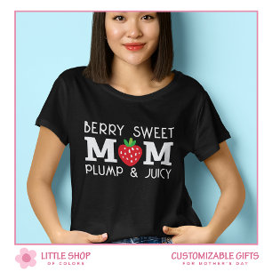 Söt jordgubbs söta mamma kan anpassas t shirt
