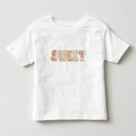 Söt jordgubbssammanflätad lappad sommar-design t shirt