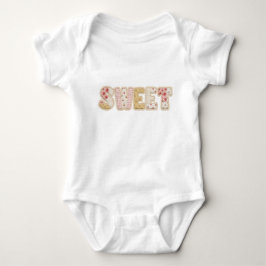 Söt jordgubbssömnad sommar-design t shirt