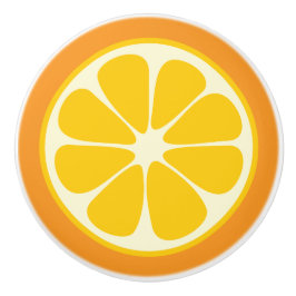 Söt Juicy-Orange Tropical Citrus Fruit Slice Knopp