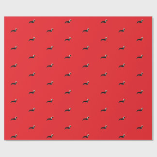söt jul dachshund presentpapper