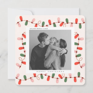 Söt jul familjefoto jul helgpostkort julkort
