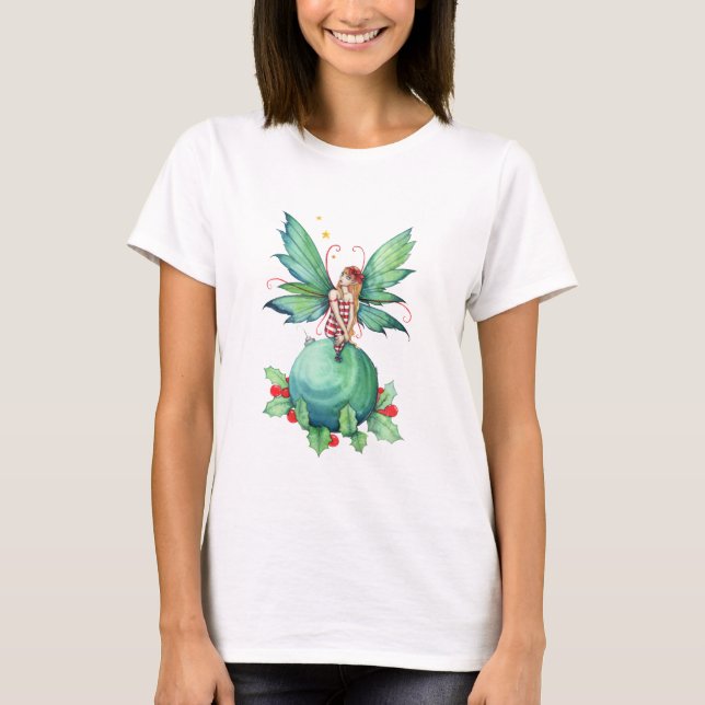 Söt jul-fé t-shirt (Framsida)