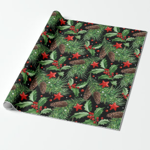 Söt jul Mönster Presentpapper