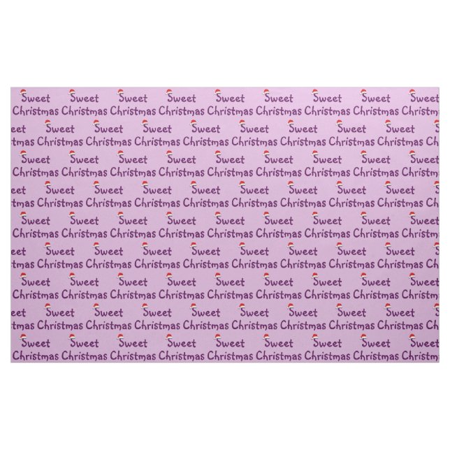 Söt jul Mönster Tyg (Fat Quarter)