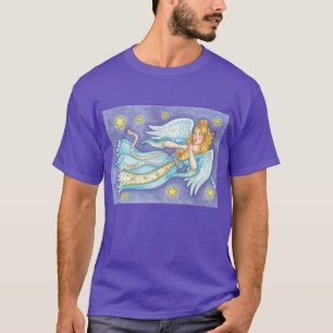 Söt jul, musikerängel spelar sitt horn t shirt