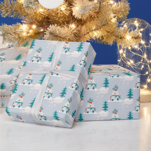 Söt jul och nyår Mr. Snow Bear Presentpapper