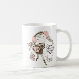 Söt jul Önskemål Kaffemugg
