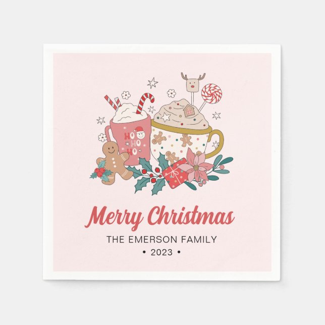 Söt jul pappersservett (Framsidan)