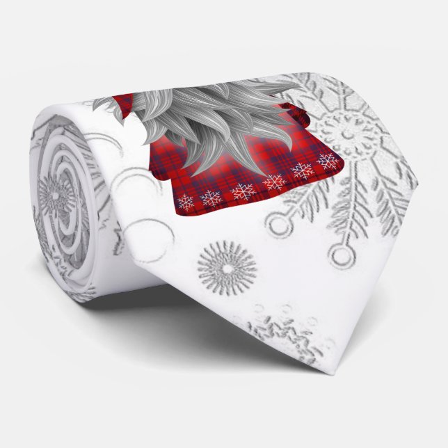 Söt jul-plaid-gnome slips (Rullad)