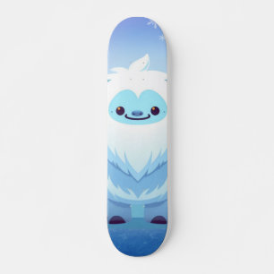 Söt jul/vinter yeti mini skateboard bräda 18,5 cm