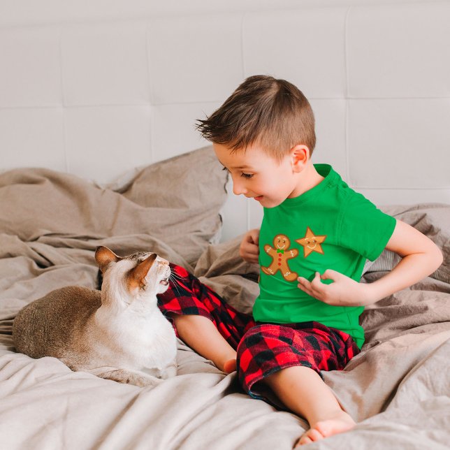 Söt Julafton gingerbröd Pals T-Shirt (Skapare uppladdad)