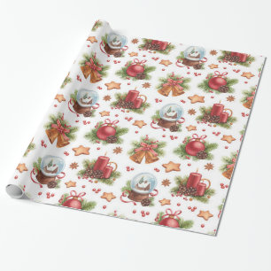 Söt Julafton Papper Presentpapper