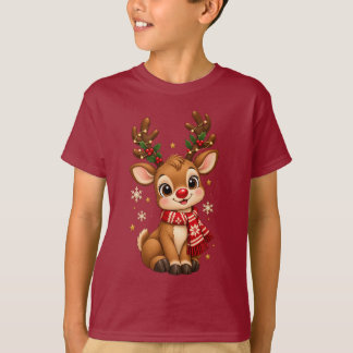 Söt julbabyren Baby T-shirt för barn