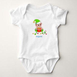 Söt julbebisälva & konfetti t shirt