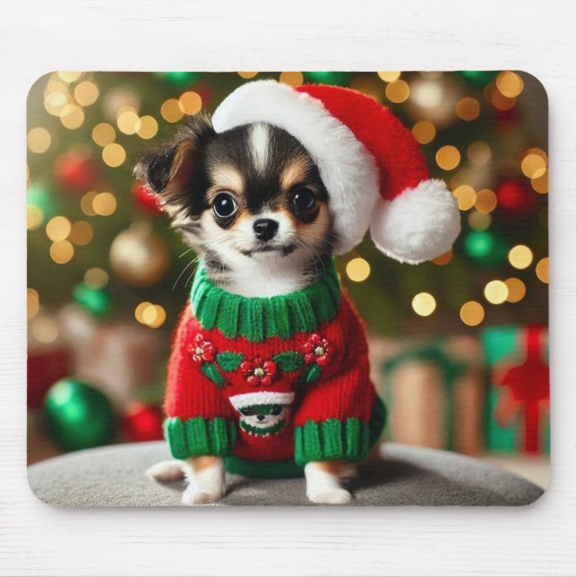 Söt julchihuahua musmatta (Framsidan)