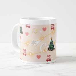 Söt julestetisk kopp jumbo mugg