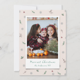 Söt Julfotografi Julkort