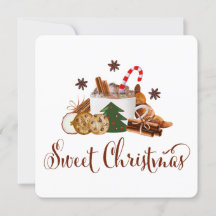 Söt julfrappuccino Cookie Cinnamon Art