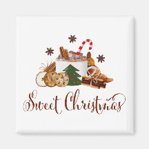 Söt julfrappuccino Cookie Cinnamon Art