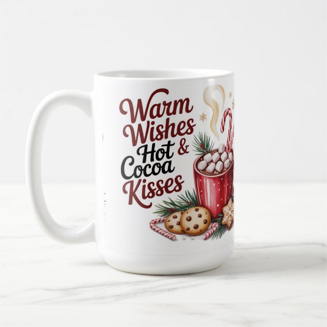 Söt julfras  kaffemugg (Vänster)