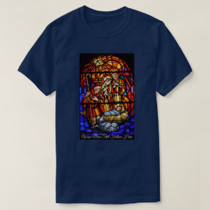 Söt julgåva med fastat glas t shirt