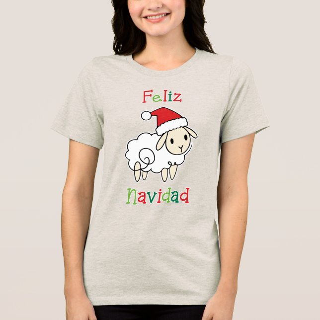 Söt julget – Feliz Navidad T Shirt (Framsida)