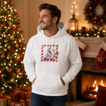 Söt julgnom hoodie