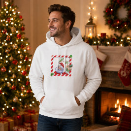 Söt julgnom hoodie