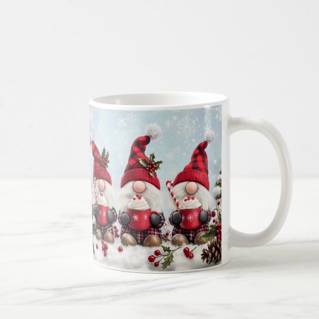 Söt julgnom-mugg  kaffemugg (Höger)