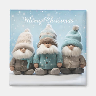 Söt julgnommagnet magnet