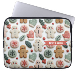 Söt julgodis-mönster laptop fodral
