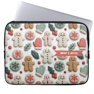 Söt julgodis-mönster laptop fodral