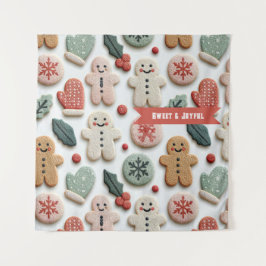 Söt julgodis-mönsterduk