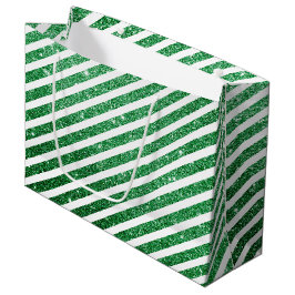 Söt julgodis Snickeri Glitter Grön Randig