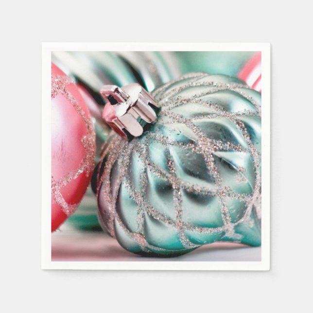 Söt Julgran Ornaments Helgdag Decor Pappersservett (Framsidan)