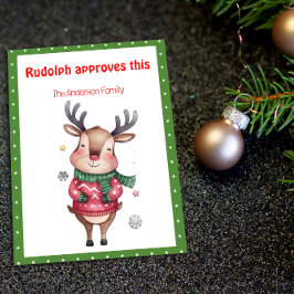 Söt julgran röd jul önskar grön retro vykort
