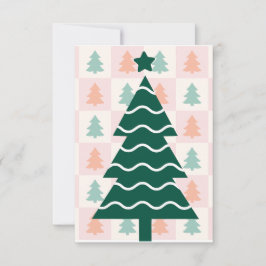 Söt julgran semesterdesign.  OSA kort