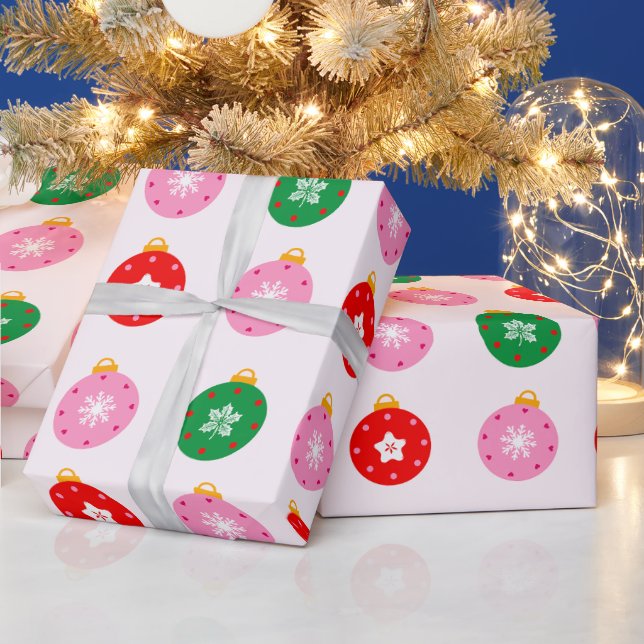 Söt julgransprydnads presentpapper (Helgdagar)